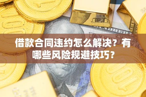 武汉借款合同违约怎么解决？有哪些风险规避技巧？